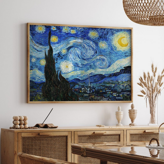 The starry night by Vincent van gogh